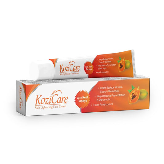 Pack of 5: Kozicare Kojic Acid Saffron Cream | Tan Removal & Quick Absorption | 15g | Non-Greasy