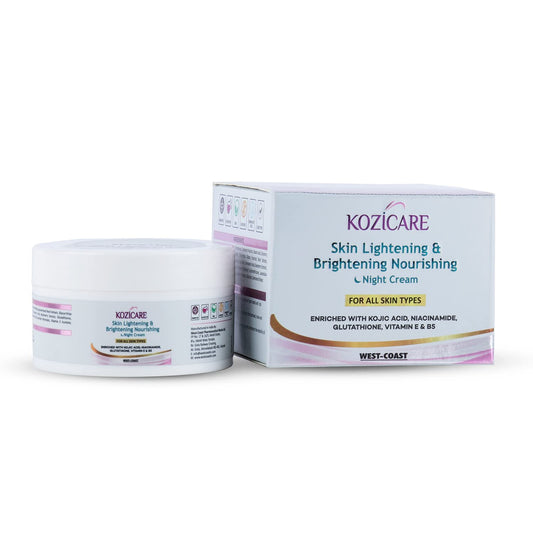 Kozicare Skin Lightening & Brightening Nourishing Night Cream For All Skin Types – 50gm